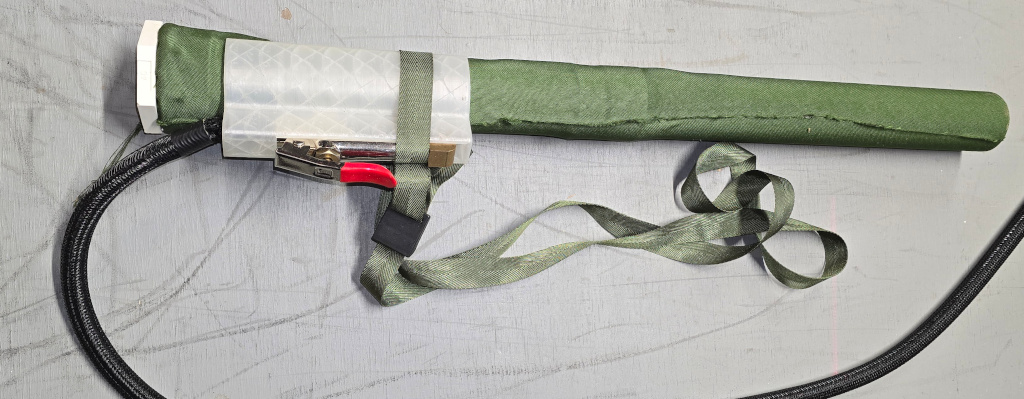 Flame thrower, prototype wand type